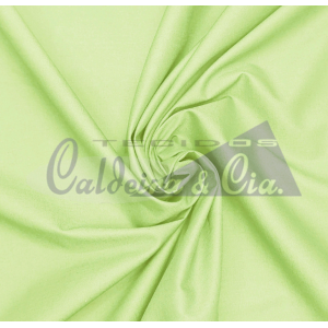 Tecido Tricoline Silky Lisa cor - 5023 (Verde Menta)